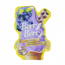 Моделирующая маска с ароматом ягод Lindsay U:Lindsay Berry Berry Ice Cream Modeling Mask 50g+5g