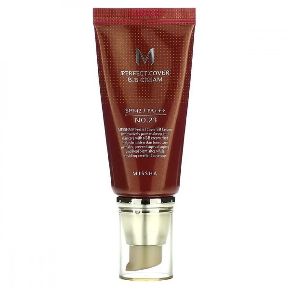 ВВ-крем для всех типов кожи MISSHA Perfect Cover BB Cream SPF42/PA +++ 50ml №23