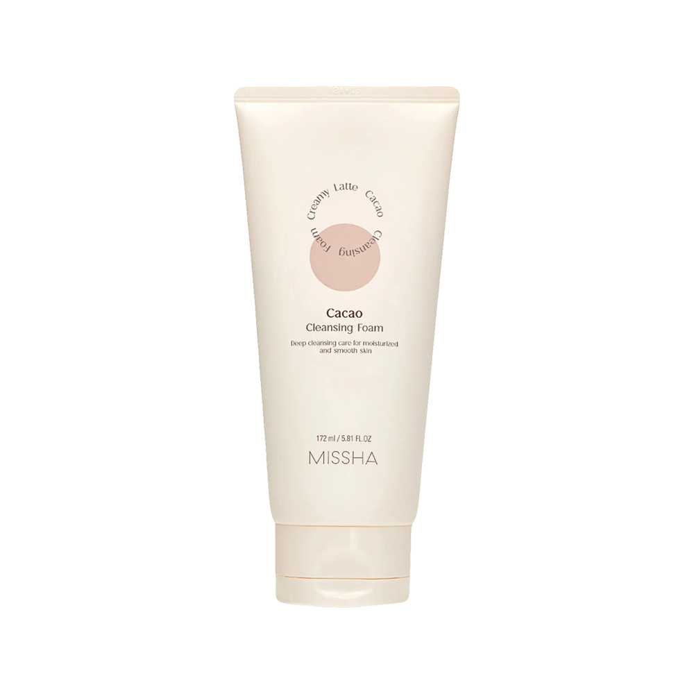 MISSHA Creamy Latte Cleansing Foam Cacao Пенка для умывания с маслом Какао и медом 172ml