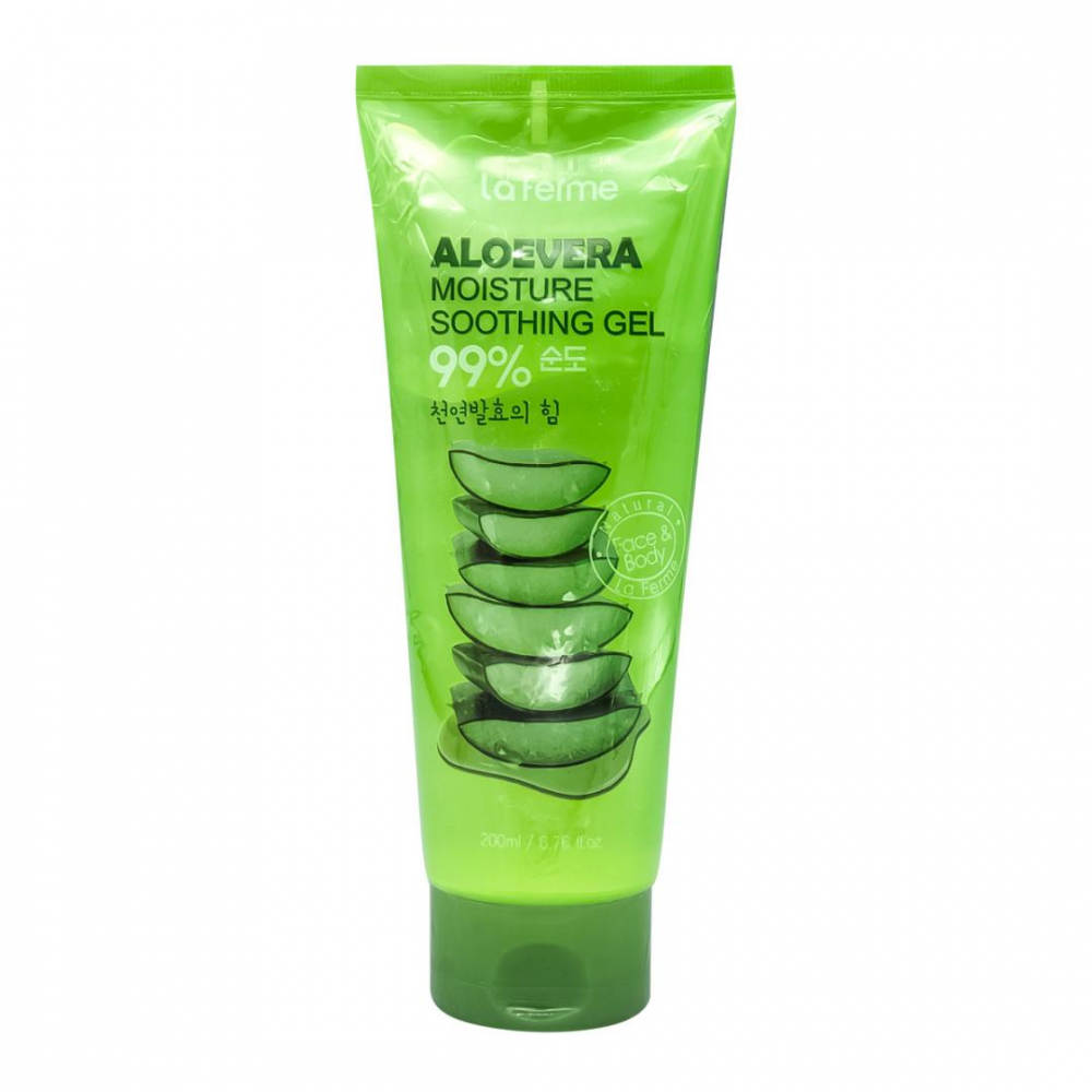 Увлажняющий и успокаивающий гель с экстрактом алоэ вера FarmStay La Ferme Aloe Vera Moisture Soothing Gel 200ml