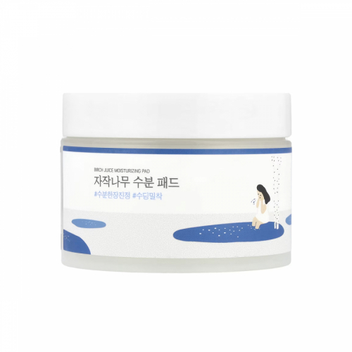ROUND LAB Birch Juice Moisturizing Pad Пэды успокаивающие с берёзовым соком 80pcs