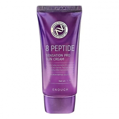 ENOUGH 8 Peptide Sensation Pro Sun Cream Крем для лица солнцезащитный с пептидным комплексом 50g