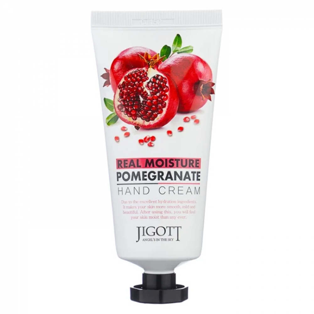 Увлажняющий крем для рук с экстрактом граната JIGOTT Real Moisture Pomegranate Hand Cream 100ml