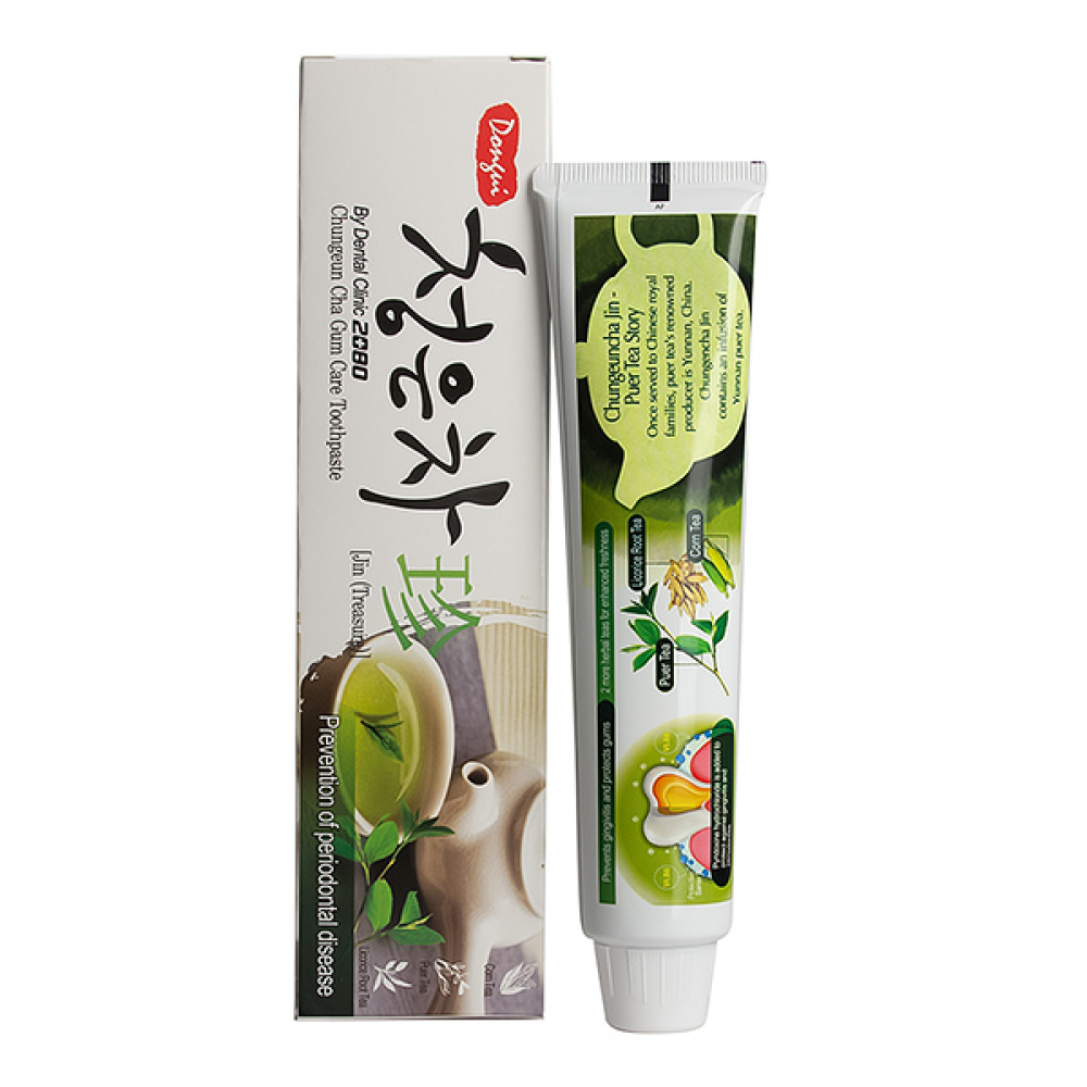 Зубная паста восточный чай Dental Clinic 2080 Aekyung Oriental Tea Toothpaste 130g