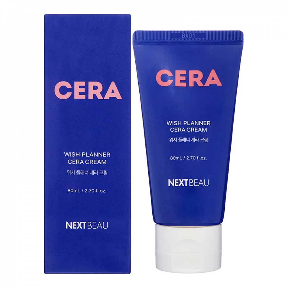 NEXTBEAU Wish Planner Cera Cream Успокаивающий крем с керамидами для чувствительной кожи 80ml