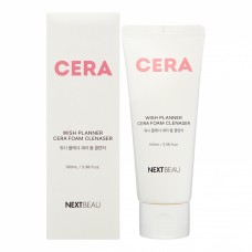 NEXTBEAU Wish Planner Cera Foam Cleanser Очищающая пенка для умывания с керамидами для чувствительной кожи 100ml