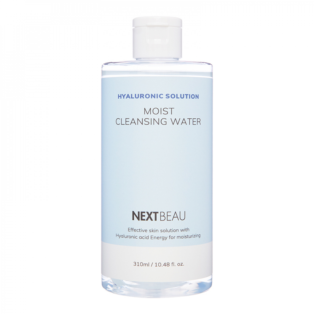 NEXTBEAU Hyaluronic Solution Moist Cleansing Water Увлажняющая мицеллярная вода с гиалуроновой кислотой 310ml