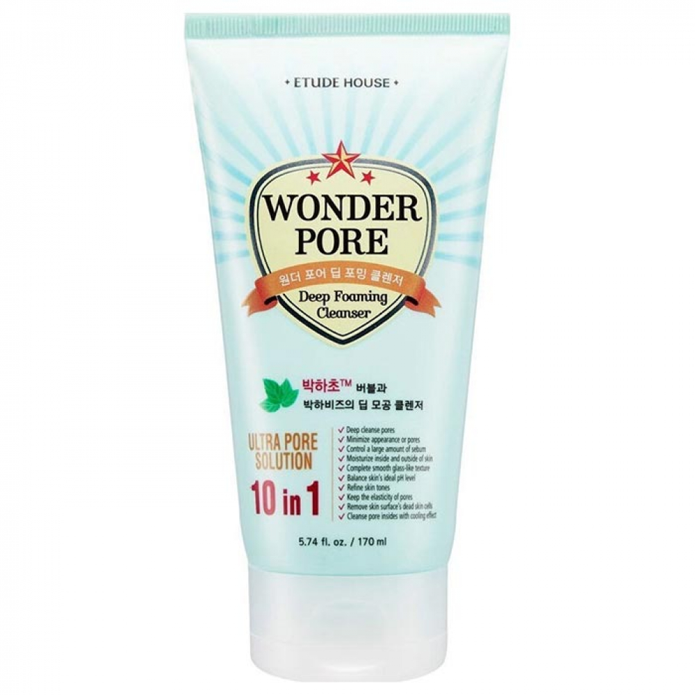 Пенка для очищения пор Etude House Wonder Pore Deep Foaming Cleanser 170ml