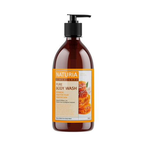 NATURIA Pure Body Wash (Honey & White Lily) Гель для душа Мед/Лилия 750ml