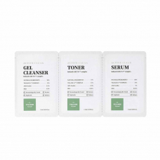 Village 11 Factory Active Clean Sample Pouch Набор: Очищающий гель для умывания, Очищающий тонер, Очищающая сыворотка 3 x 1,5ml